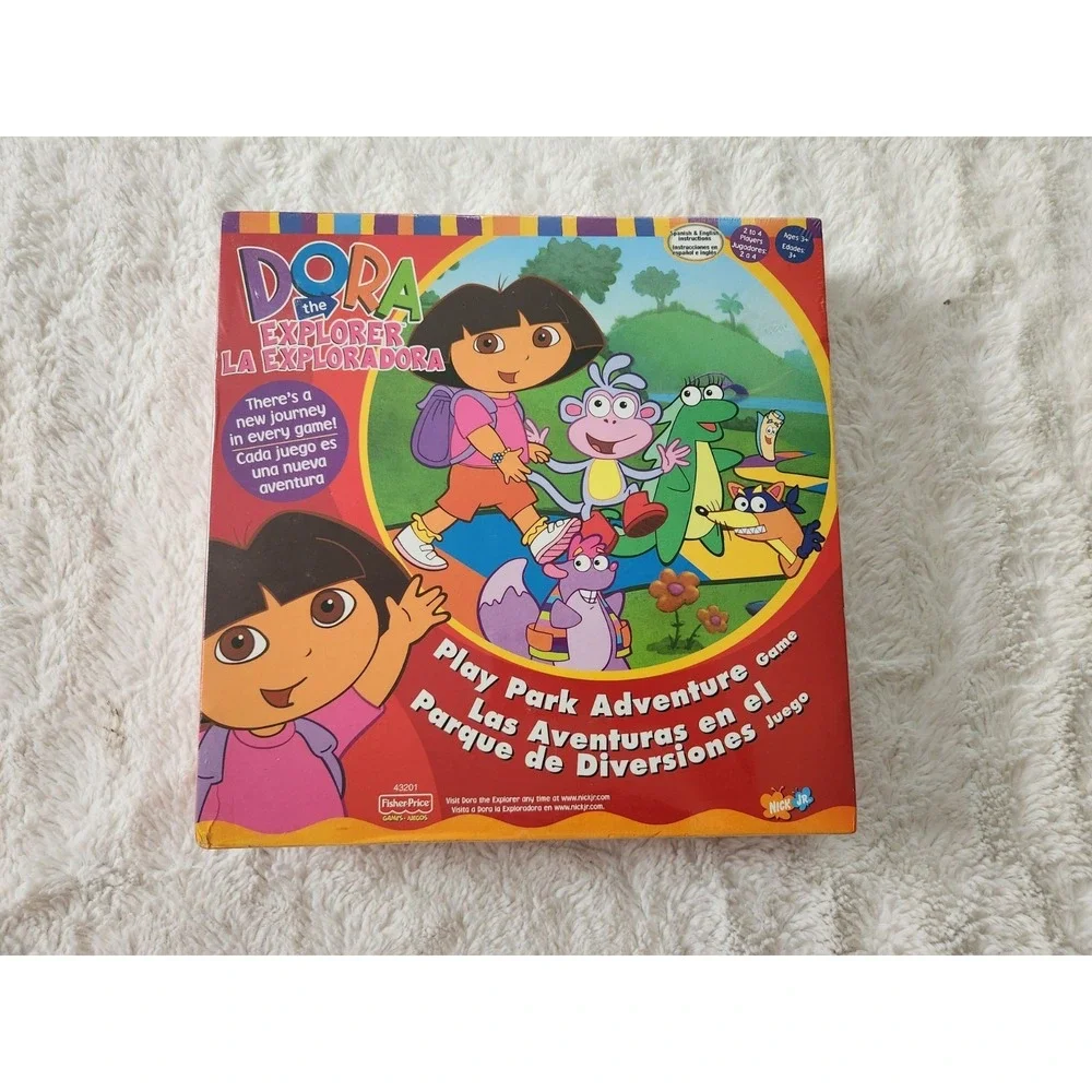 Dora the Explorer Play Park Adventure Board Game 2002‎ New Sealed